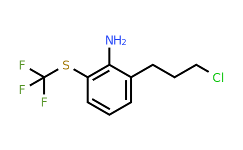 1804508-34-6 | 2-(3-Chloropropyl)-6-(trifluoromethylthio)aniline
