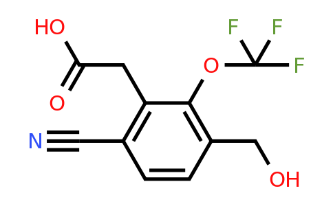 1804508-85-7 | 6-Cyano-3-hydroxymethyl-2-(trifluoromethoxy)phenylacetic acid