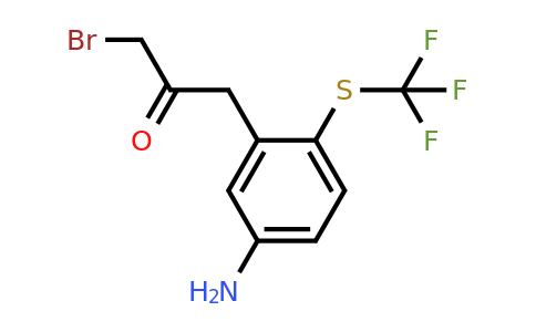 1804508-86-8 | 1-(5-Amino-2-(trifluoromethylthio)phenyl)-3-bromopropan-2-one