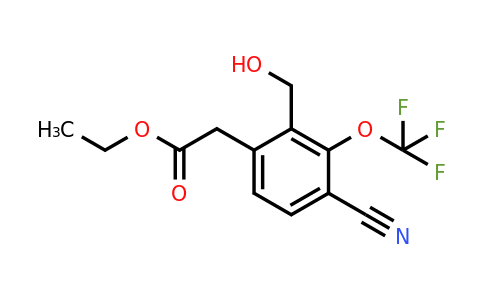 1804508-93-7 | Ethyl 4-cyano-2-hydroxymethyl-3-(trifluoromethoxy)phenylacetate
