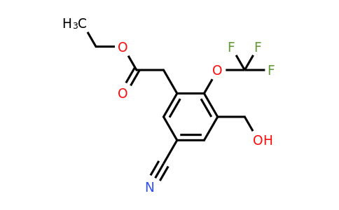 1804509-00-9 | Ethyl 5-cyano-3-hydroxymethyl-2-(trifluoromethoxy)phenylacetate