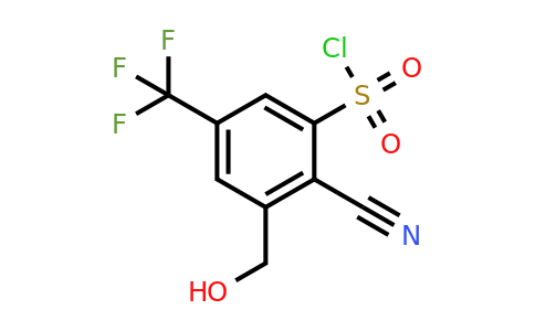 1804509-42-9 | 2-Cyano-3-hydroxymethyl-5-(trifluoromethyl)benzenesulfonylchloride