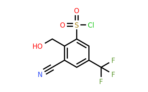 1804509-45-2 | 3-Cyano-2-hydroxymethyl-5-(trifluoromethyl)benzenesulfonylchloride