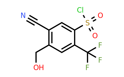 1804509-47-4 | 5-Cyano-4-hydroxymethyl-2-(trifluoromethyl)benzenesulfonylchloride