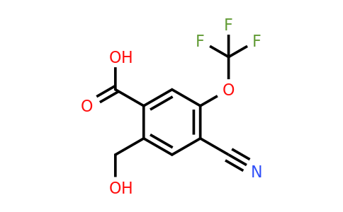 1804509-68-9 | 4-Cyano-2-hydroxymethyl-5-(trifluoromethoxy)benzoic acid