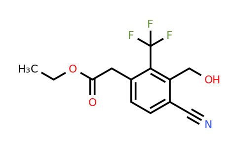 1804510-08-4 | Ethyl 4-cyano-3-hydroxymethyl-2-(trifluoromethyl)phenylacetate