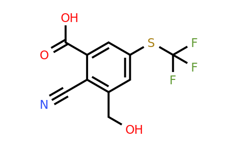 1804510-15-3 | 2-Cyano-3-hydroxymethyl-5-(trifluoromethylthio)benzoic acid
