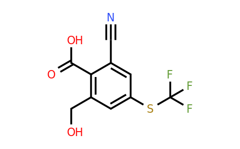 1804510-17-5 | 2-Cyano-6-hydroxymethyl-4-(trifluoromethylthio)benzoic acid