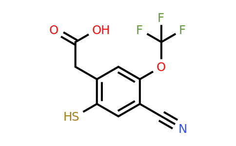 1804510-49-3 | 4-Cyano-2-mercapto-5-(trifluoromethoxy)phenylacetic acid
