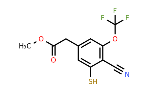 1804510-83-5 | Methyl 4-cyano-3-mercapto-5-(trifluoromethoxy)phenylacetate