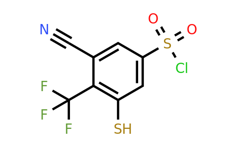 1804510-96-0 | 3-Cyano-5-mercapto-4-(trifluoromethyl)benzenesulfonylchloride