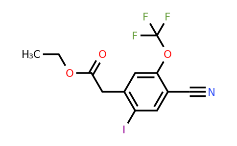 1804510-97-1 | Ethyl 4-cyano-2-iodo-5-(trifluoromethoxy)phenylacetate