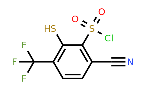 1804511-03-2 | 6-Cyano-2-mercapto-3-(trifluoromethyl)benzenesulfonylchloride