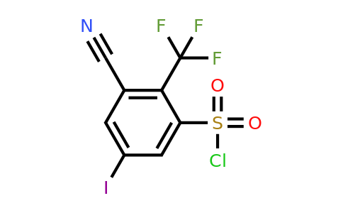 1804511-06-5 | 3-Cyano-5-iodo-2-(trifluoromethyl)benzenesulfonylchloride