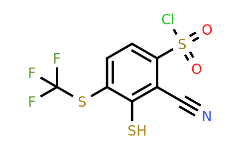 1804511-12-3 | 2-Cyano-3-mercapto-4-(trifluoromethylthio)benzenesulfonylchloride
