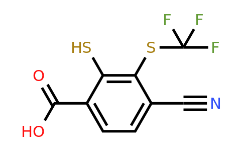 1804511-56-5 | 4-Cyano-2-mercapto-3-(trifluoromethylthio)benzoic acid