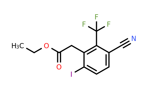 1804511-69-0 | Ethyl 3-cyano-6-iodo-2-(trifluoromethyl)phenylacetate