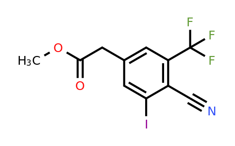 1804511-93-0 | Methyl 4-cyano-3-iodo-5-(trifluoromethyl)phenylacetate