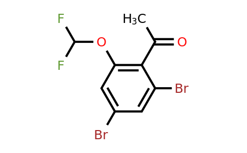 1804512-71-7 | 2',4'-Dibromo-6'-(difluoromethoxy)acetophenone