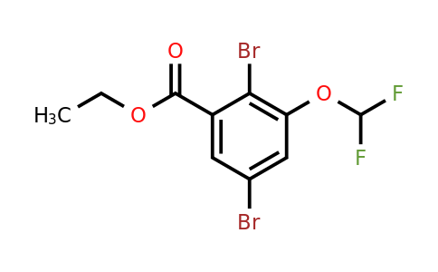 1804514-11-1 | Ethyl 2,5-dibromo-3-(difluoromethoxy)benzoate