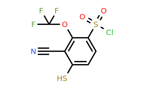 1804515-01-2 | 3-Cyano-4-mercapto-2-(trifluoromethoxy)benzenesulfonylchloride