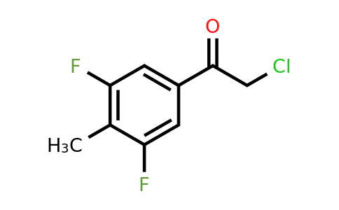 1804515-17-0 | 3',5'-Difluoro-4'-methylphenacyl chloride