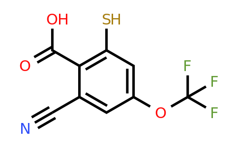 1804515-22-7 | 2-Cyano-6-mercapto-4-(trifluoromethoxy)benzoic acid