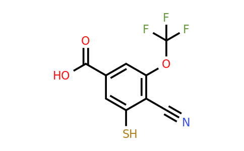 1804515-28-3 | 4-Cyano-3-mercapto-5-(trifluoromethoxy)benzoic acid