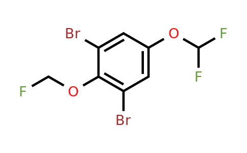 1804515-36-3 | 1,3-Dibromo-5-difluoromethoxy-2-(fluoromethoxy)benzene