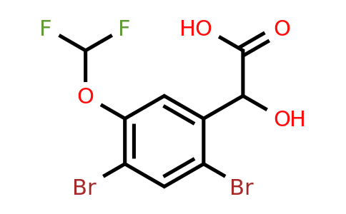 1804515-47-6 | 2,4-Dibromo-5-(difluoromethoxy)mandelic acid