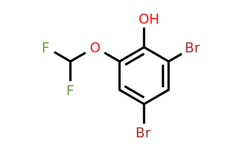 1804515-86-3 | 2,4-Dibromo-6-(difluoromethoxy)phenol