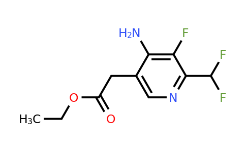 1804515-89-6 | Ethyl 4-amino-2-(difluoromethyl)-3-fluoropyridine-5-acetate