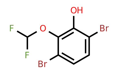 1804515-91-0 | 3,6-Dibromo-2-(difluoromethoxy)phenol