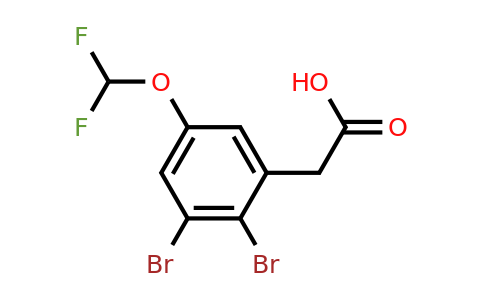 1804515-95-4 | 2,3-Dibromo-5-(difluoromethoxy)phenylacetic acid