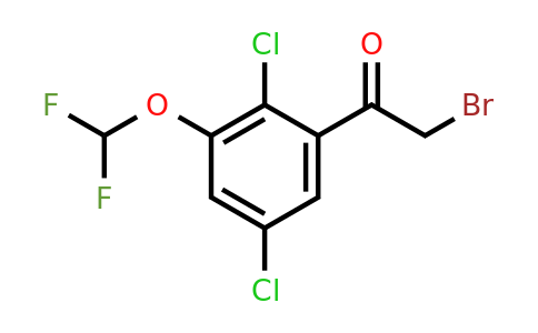 1804516-84-4 | 2',5'-Dichloro-3'-(difluoromethoxy)phenacyl bromide