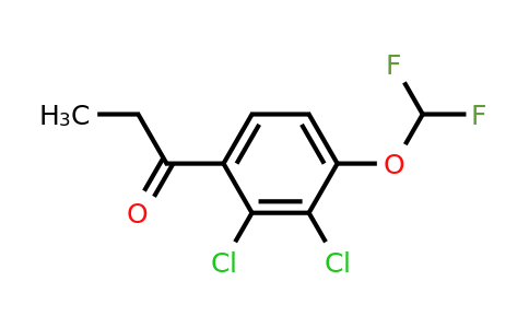 1804517-20-1 | 2',3'-Dichloro-4'-(difluoromethoxy)propiophenone