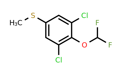 1804517-34-7 | 3,5-Dichloro-4-(difluoromethoxy)thioanisole