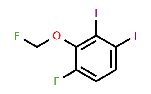 1804517-50-7 | 1,2-Diiodo-4-fluoro-3-(fluoromethoxy)benzene