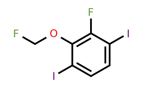 1804517-56-3 | 1,4-Diiodo-2-fluoro-3-(fluoromethoxy)benzene