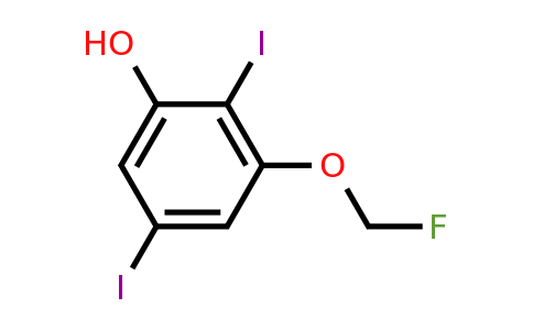 1804517-68-7 | 2,5-Diiodo-3-(fluoromethoxy)phenol