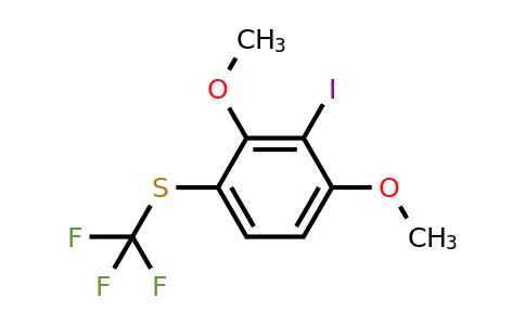 1804517-95-0 | 1,3-Dimethoxy-2-iodo-4-(trifluoromethylthio)benzene