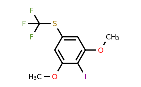 1804517-99-4 | 1,3-Dimethoxy-2-iodo-5-(trifluoromethylthio)benzene
