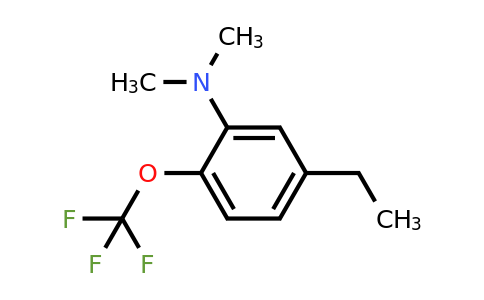 1804518-23-7 | 1-Dimethylamino-5-ethyl-2-(trifluoromethoxy)benzene