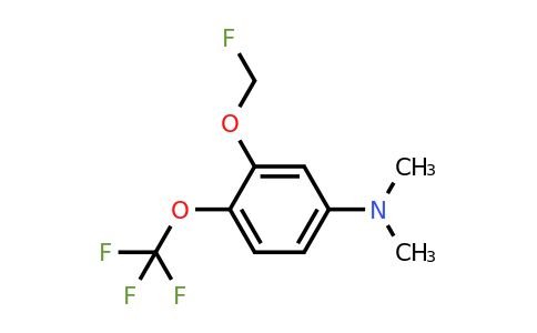 1804518-28-2 | 1-Dimethylamino-3-fluoromethoxy-4-(trifluoromethoxy)benzene