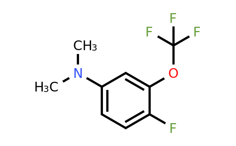 1804518-50-0 | 1-Dimethylamino-4-fluoro-3-(trifluoromethoxy)benzene