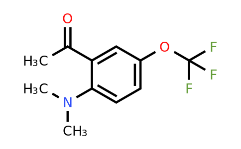 1804518-62-4 | 2'-Dimethylamino-5'-(trifluoromethoxy)acetophenone