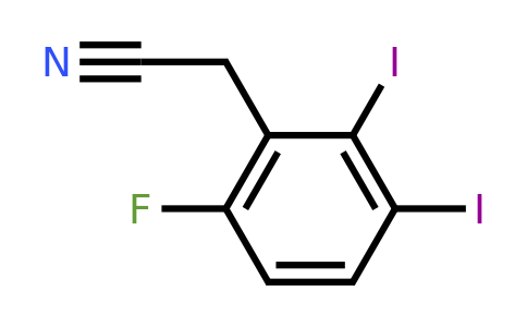 1804518-66-8 | 2,3-Diiodo-6-fluorophenylacetonitrile