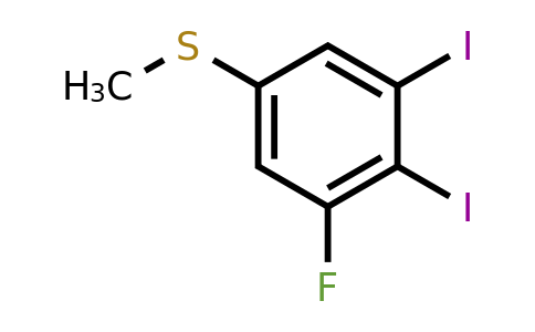 1804518-89-5 | 3,4-Diiodo-5-fluorothioanisole