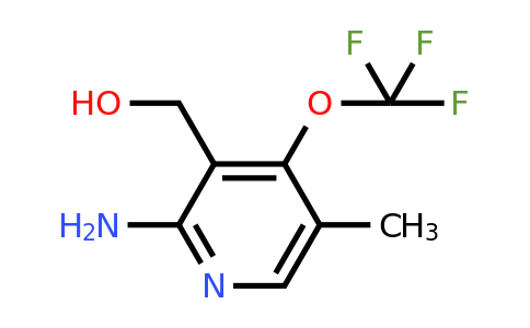 2-Amino-5-methyl-4-(trifluoromethoxy)pyridine-3-methanol