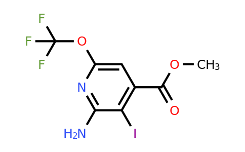 Methyl 2-amino-3-iodo-6-(trifluoromethoxy)pyridine-4-carboxylate